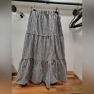 NWT Women's Checkered Skirt Size XL